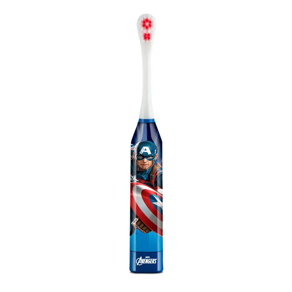 ESCOVA DENTAL INFANTIL ELETRICA CAPITAO AMERICA KIDS HEALTH