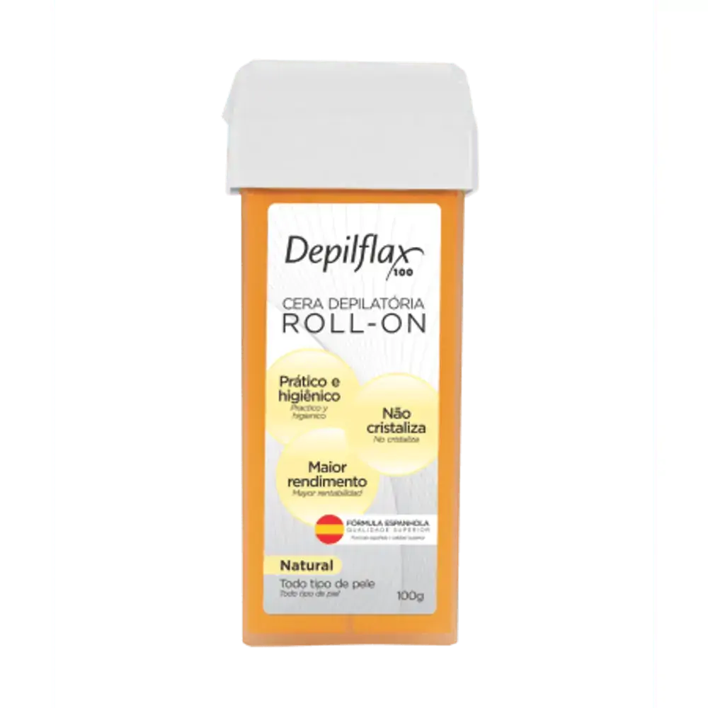 Cera Dep Depilflax 0100G Rol Mel(E)*