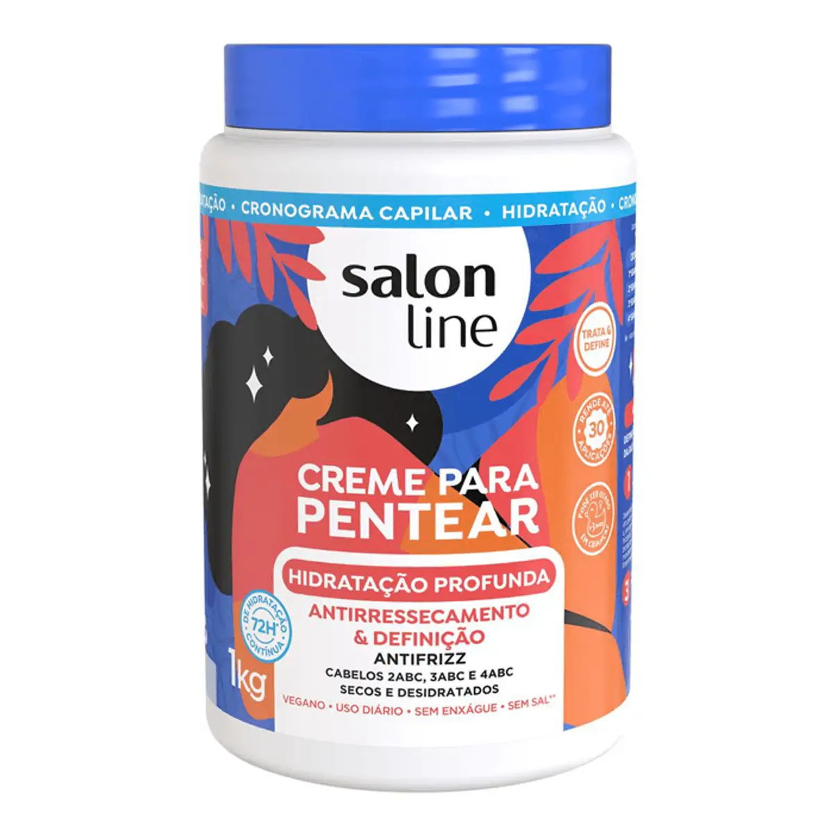 Creme De Pentear Salon Line Hidratação Profunda 1kg