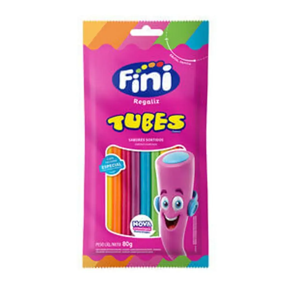 Fini Tubes Arco Iris Display 1un X 80g