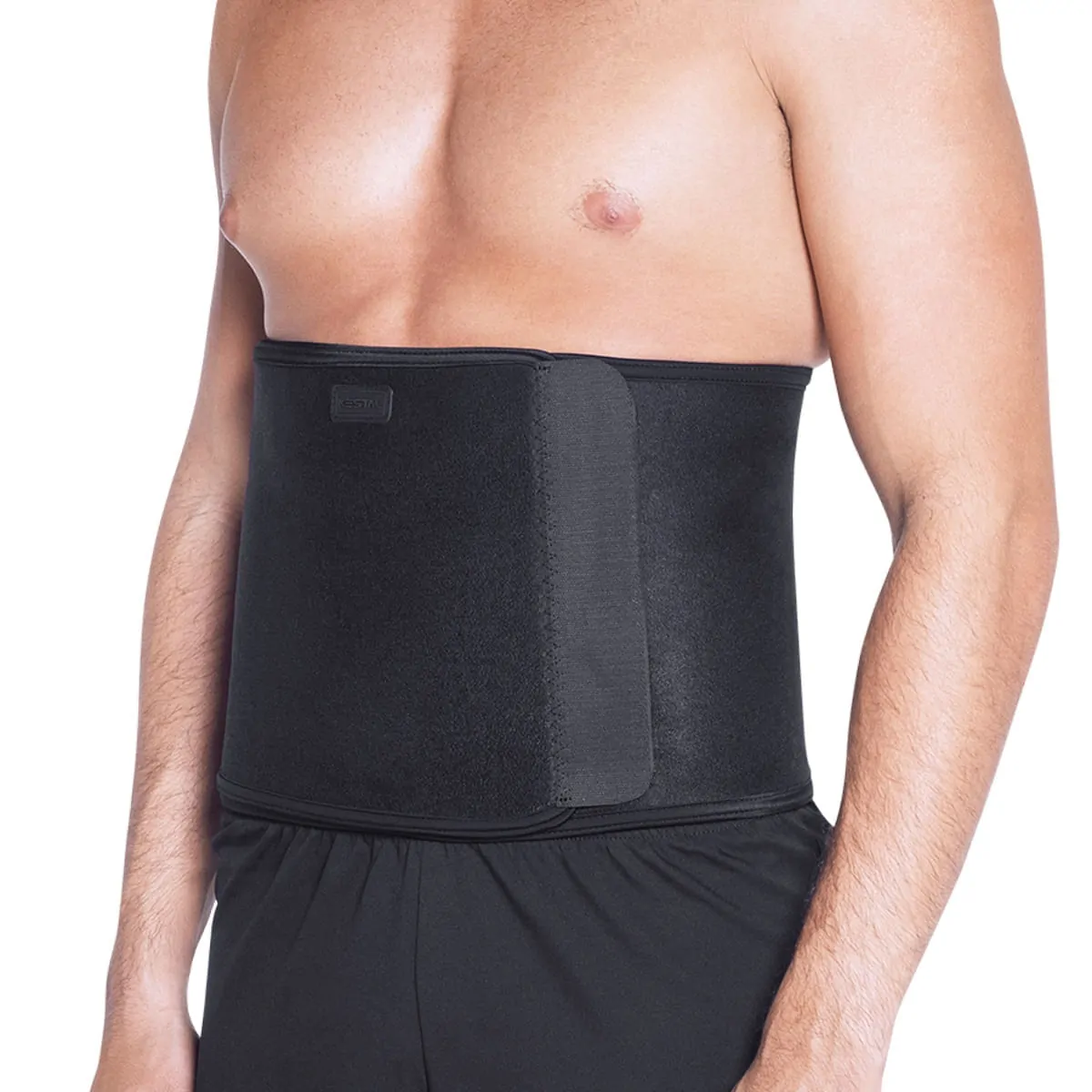 Faixa Abdominal 20Cm X 100Cm Preto - Kestal