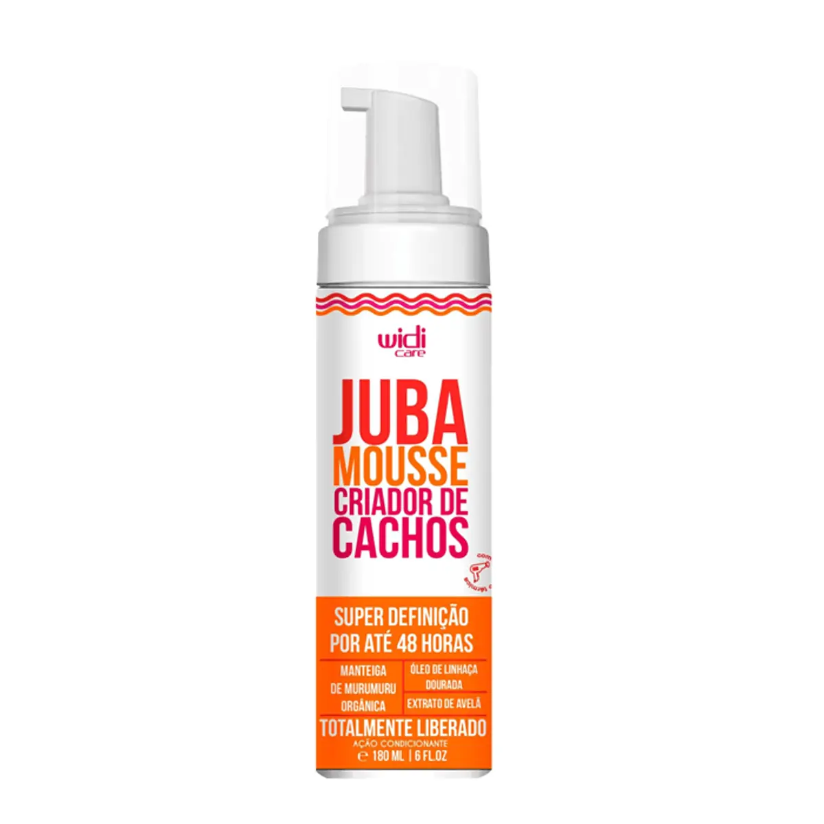 MOUSSE WIDICARE 180ML JUBA CRIA.DE CACHO