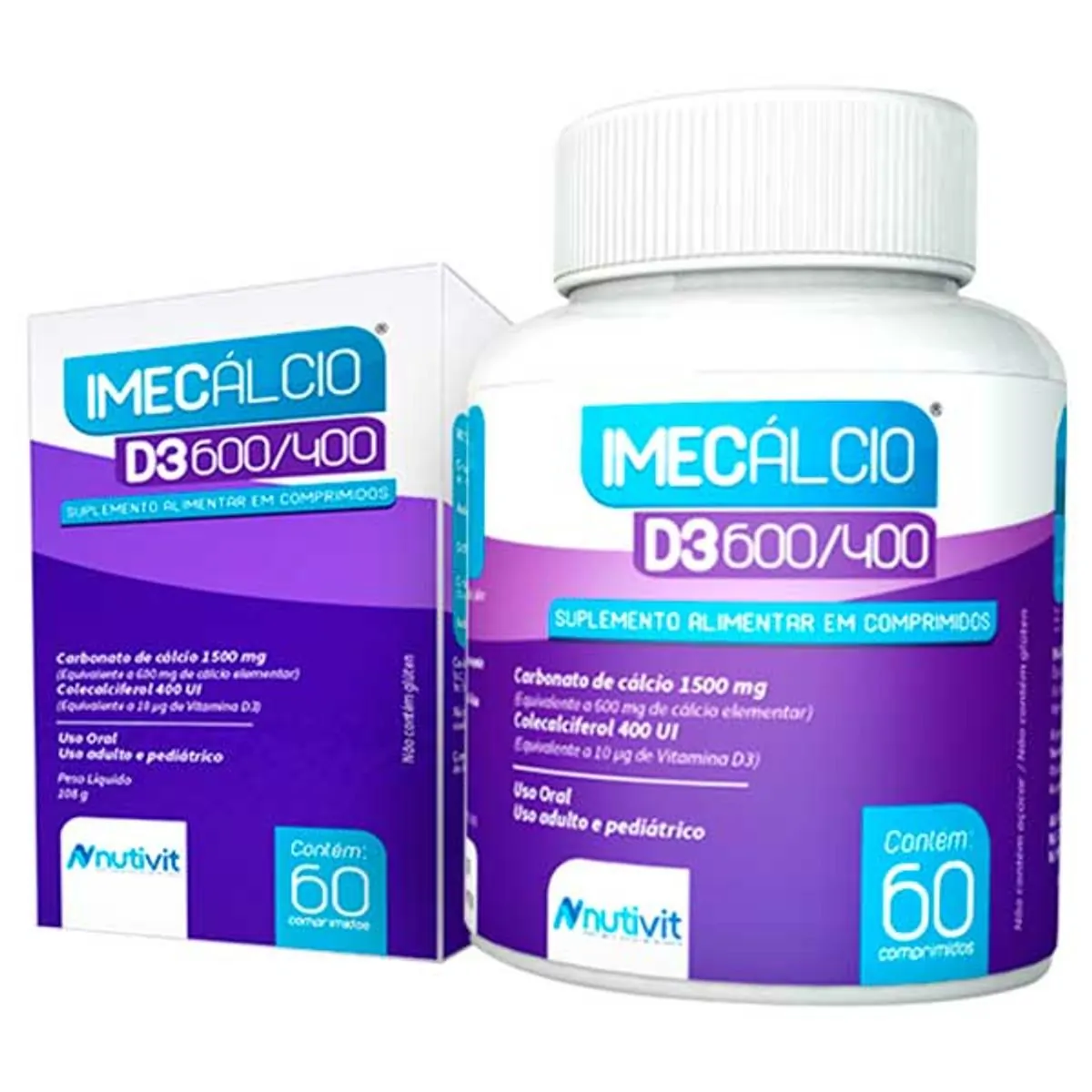 IMECALCIO D3 600MG+400UI 60CP