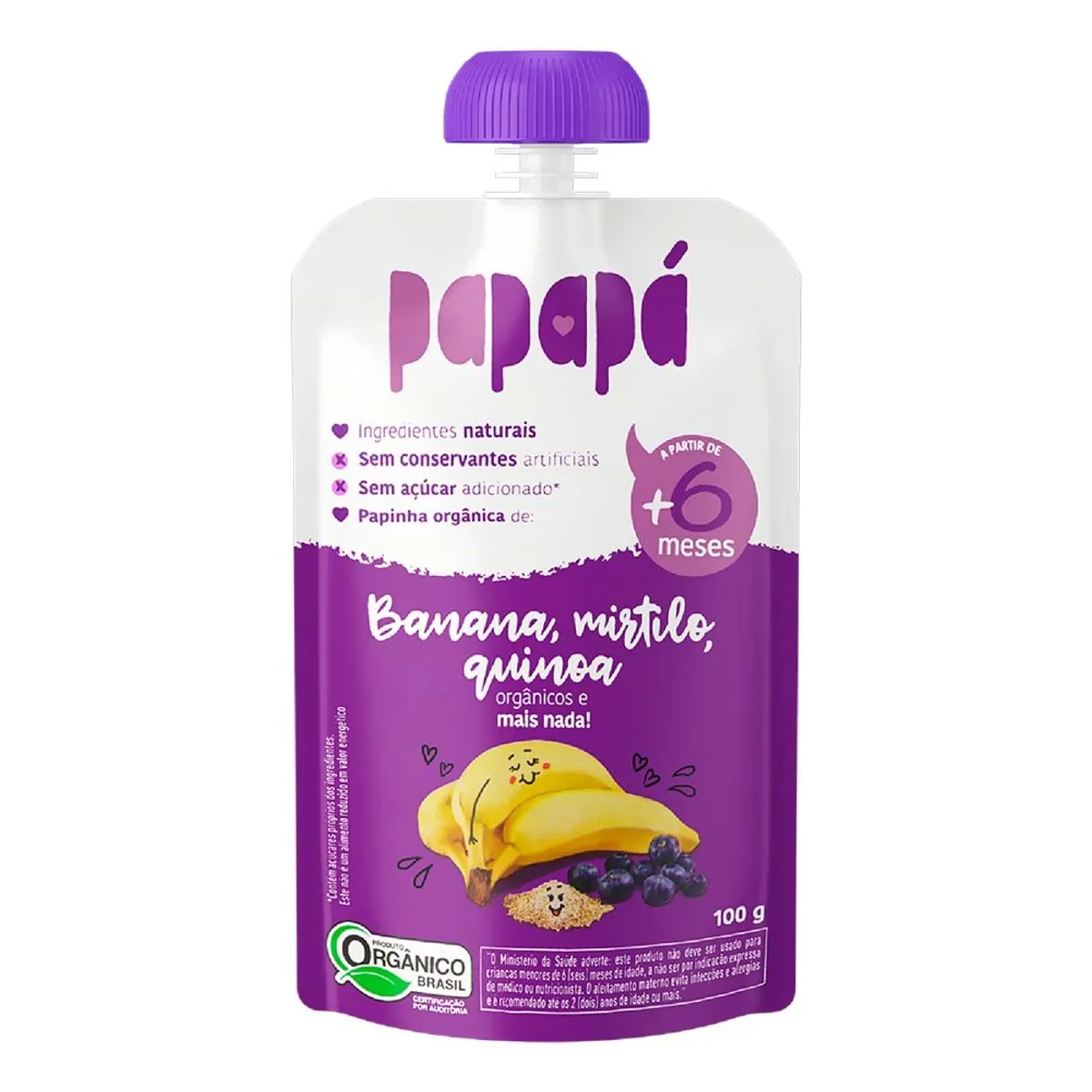PAPINHA BANAN/MIRTIL/QUIN 100G