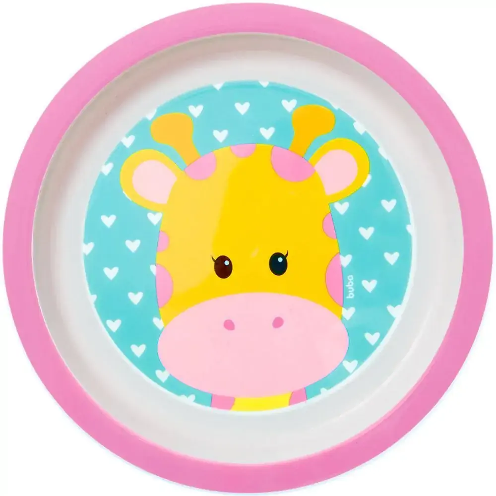 Pratinho Animl Fun Girafa 300Ml +6M (Buba