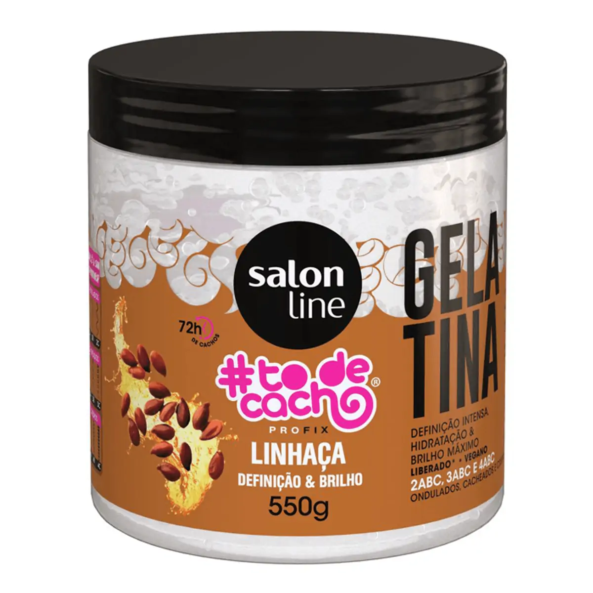 Gelatina Salon Line 550Gr Todecacho Linhaça