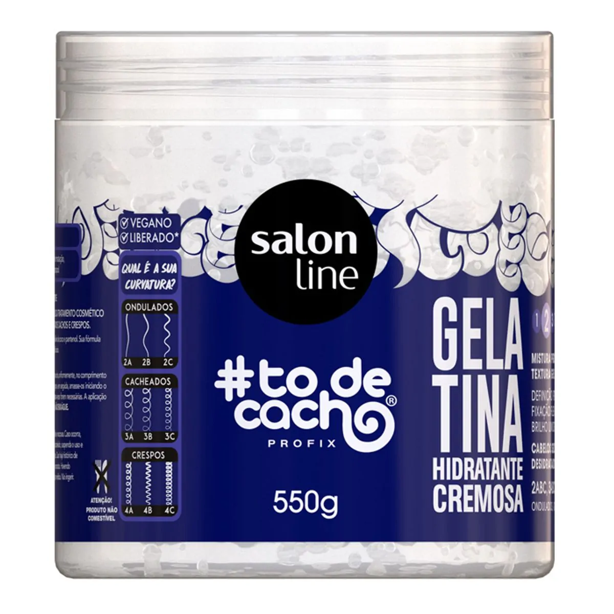 Gelatina Salon Line 550G Todecacho Hidratante Cond *
