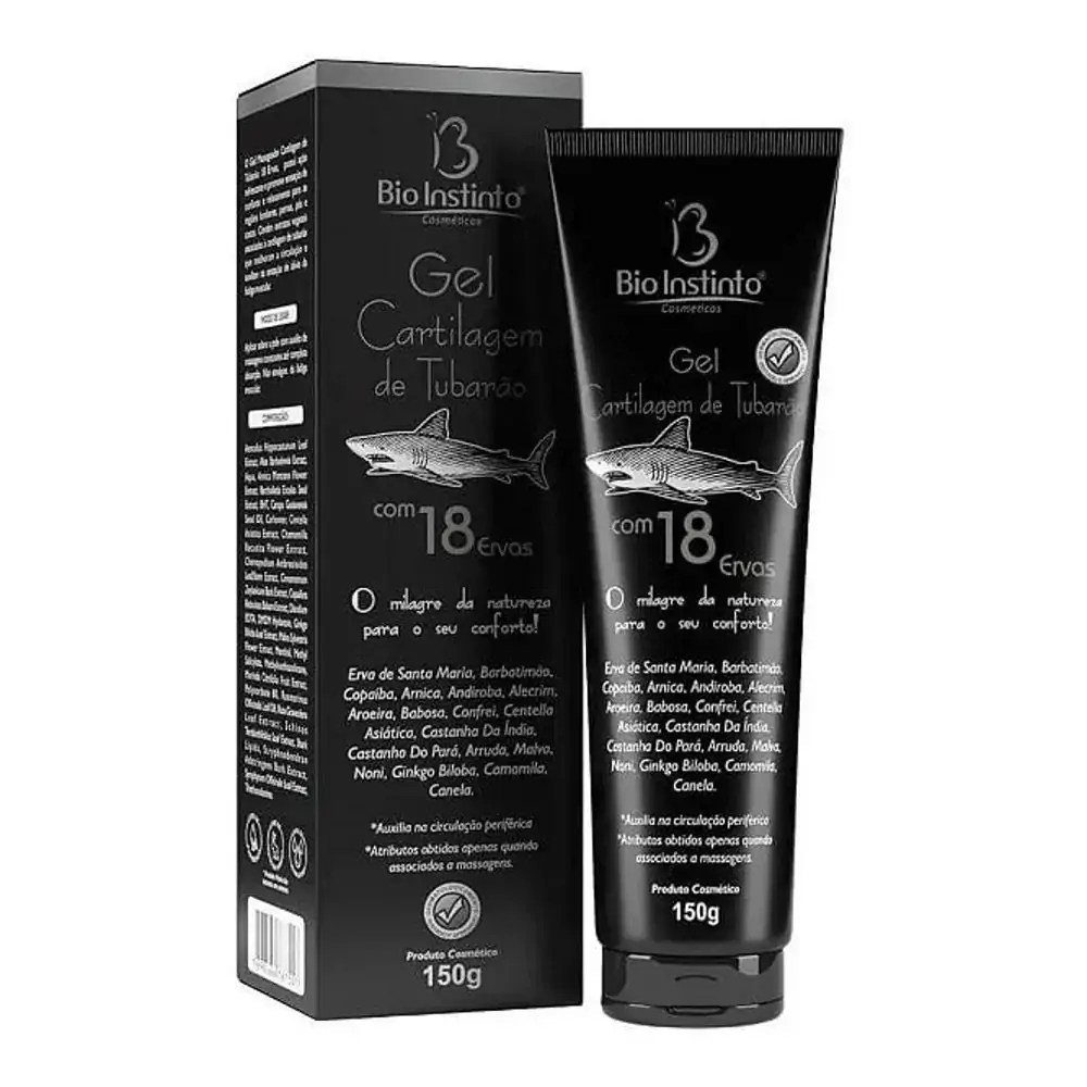 Cartilagem De Tubarao Gel Massag 150G