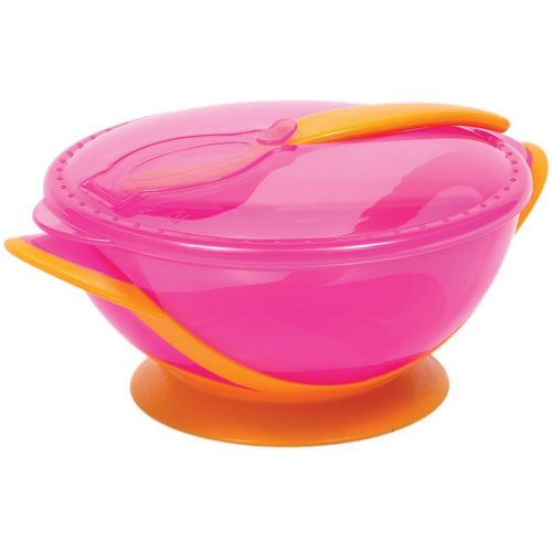 KIT REFEICAO COM COLHER ROSA
