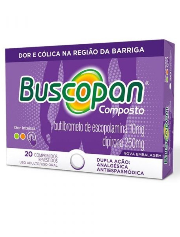 Buscopan Composto 20 Comprimidos Revestidos