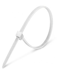 ABRACADEIRA 20CM BRANCA C/100 NYLON