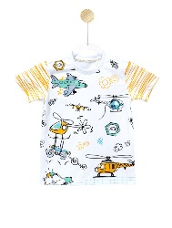CAMISETA - HELICÓPTERO - BRANCO