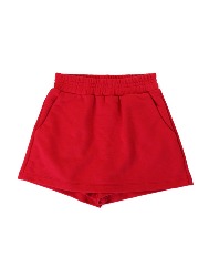 Short Saia Infantil Moletom na Cor Rosa Pink – Tam 2 a 10