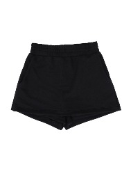 Short Saia Infantil Moletom na Cor Preto – Tam 2 a 10