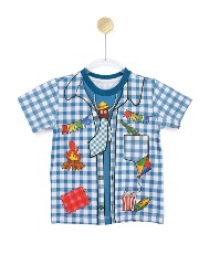 Camiseta Infantil Estampa Junina - Tam. 2 a 10 anos