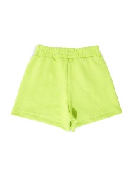 Short Saia Infantil Moletom na Cor Verde Claro  – Tam 2 a 10