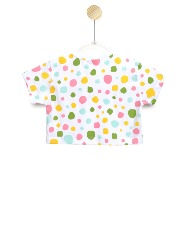 Cropped Infantil Estampa Gatinha Color - TAM. 2 a 10 anos