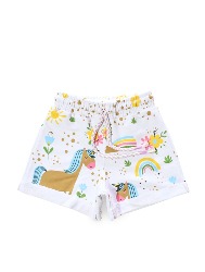 Short Infantil Feminino Estampa Unicornio – TAM. 2 a 10 anos