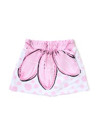 Short saia Infantil Moletom Estampa Balarina – Tam 2 a 10