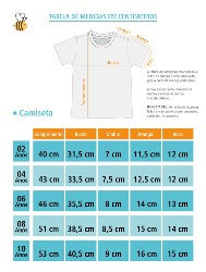 Camiseta Infantil Estampa Cidade Color - Tam. 2 a 10 anos