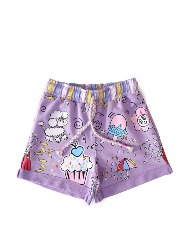 Short Infantil Feminino Estampa CupCake – TAM. 2 a 10 anos