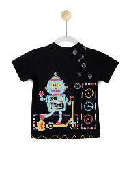 Camiseta Infantil Estampa Play - Tam. 2 a 10 anos