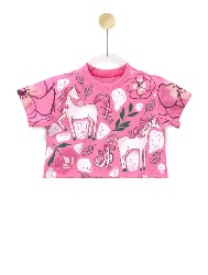 Cropped Infantil Estampa Unicórnio - TAM. 2 a 10