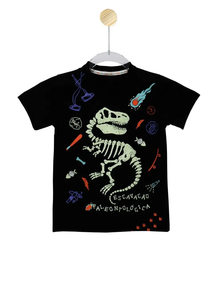 CAMISETA - ESCAVAÇÃO PRETA