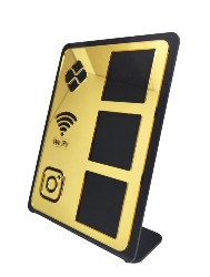 PLACA PIX , WIFI, INSTAGRAM