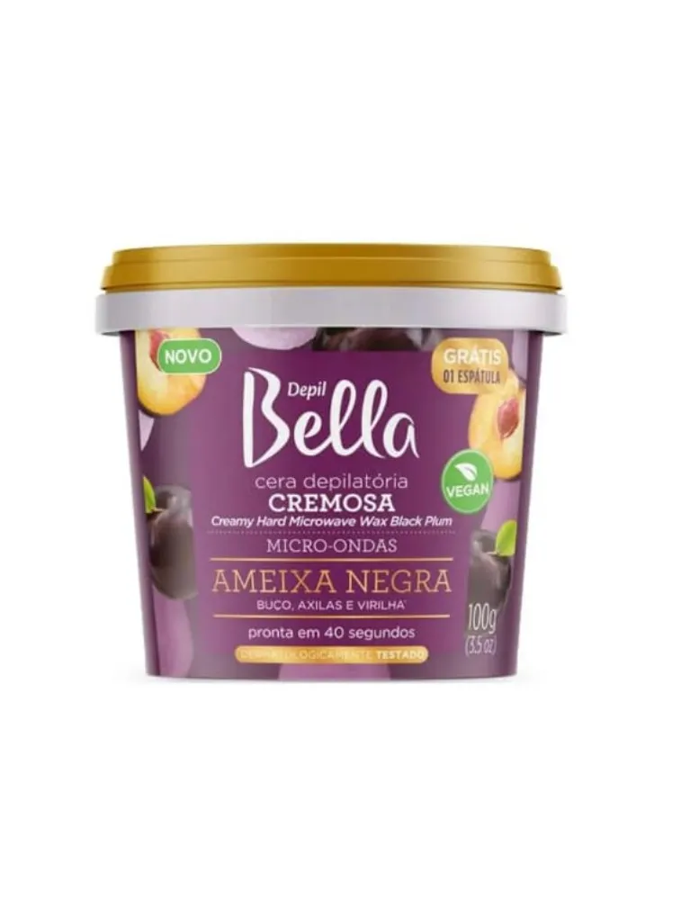 CERA MICRO-ONDAS AMEIXA NEGRA100G DEPIL BELLA