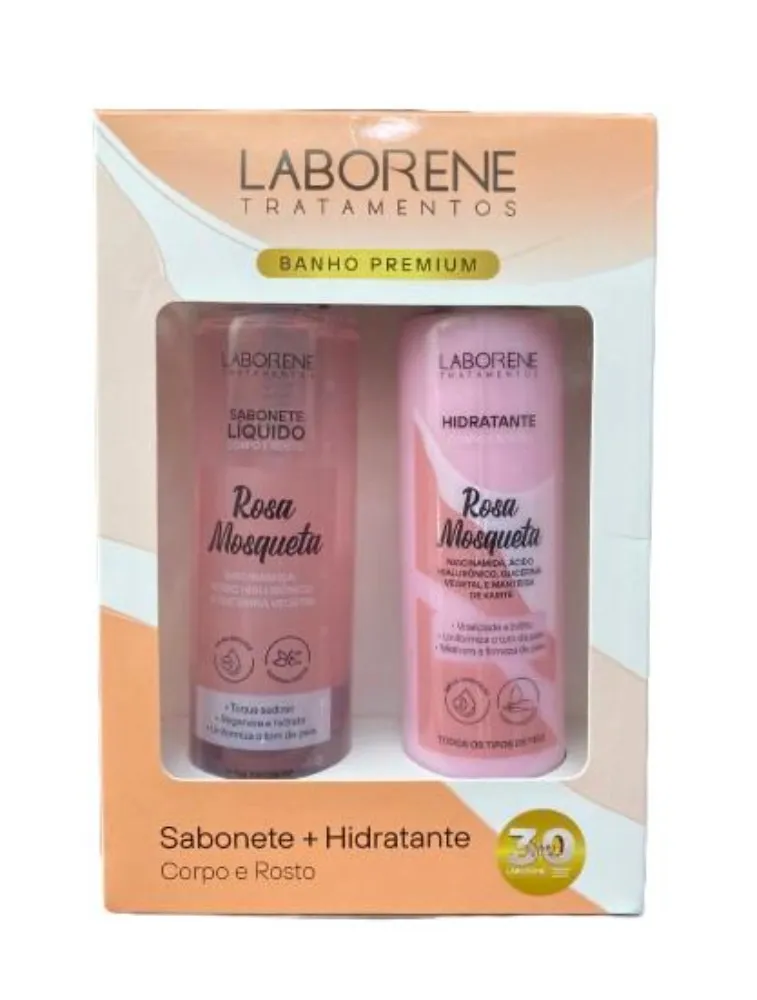 KIT SABONETE+ HIDRA ROSA MOSQUETA LABORENE