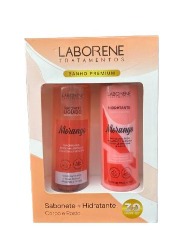 KIT SABONETE +HIDRA MORANGO LABORENE