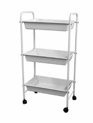 CARRINHO AUXILIAR 3 BANDEIJAS - SANTA CLARA