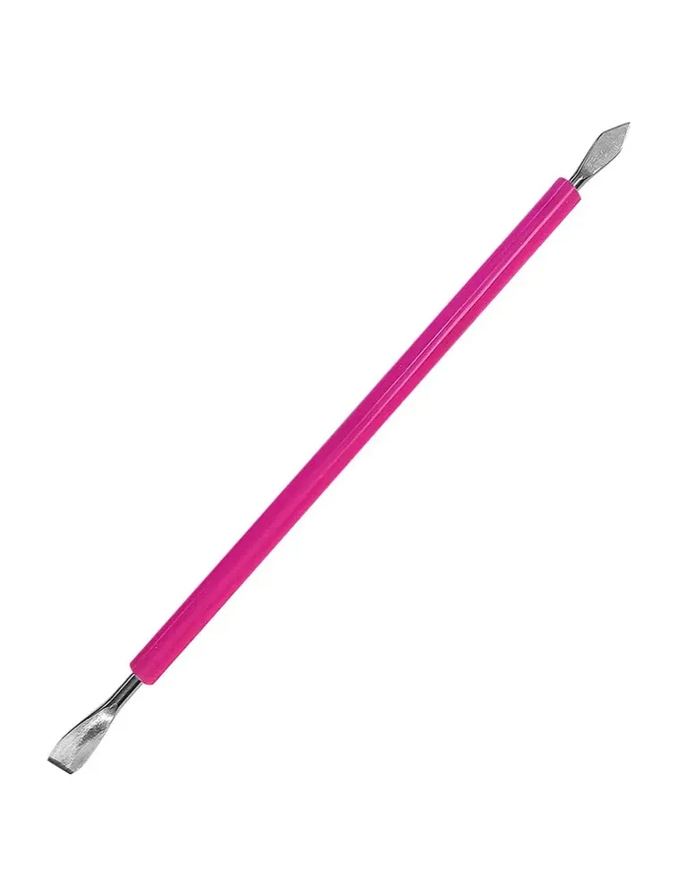 ESPATULA RASPADOR INOX SILICONE ROSA (REF-6080) SANTA CLARA