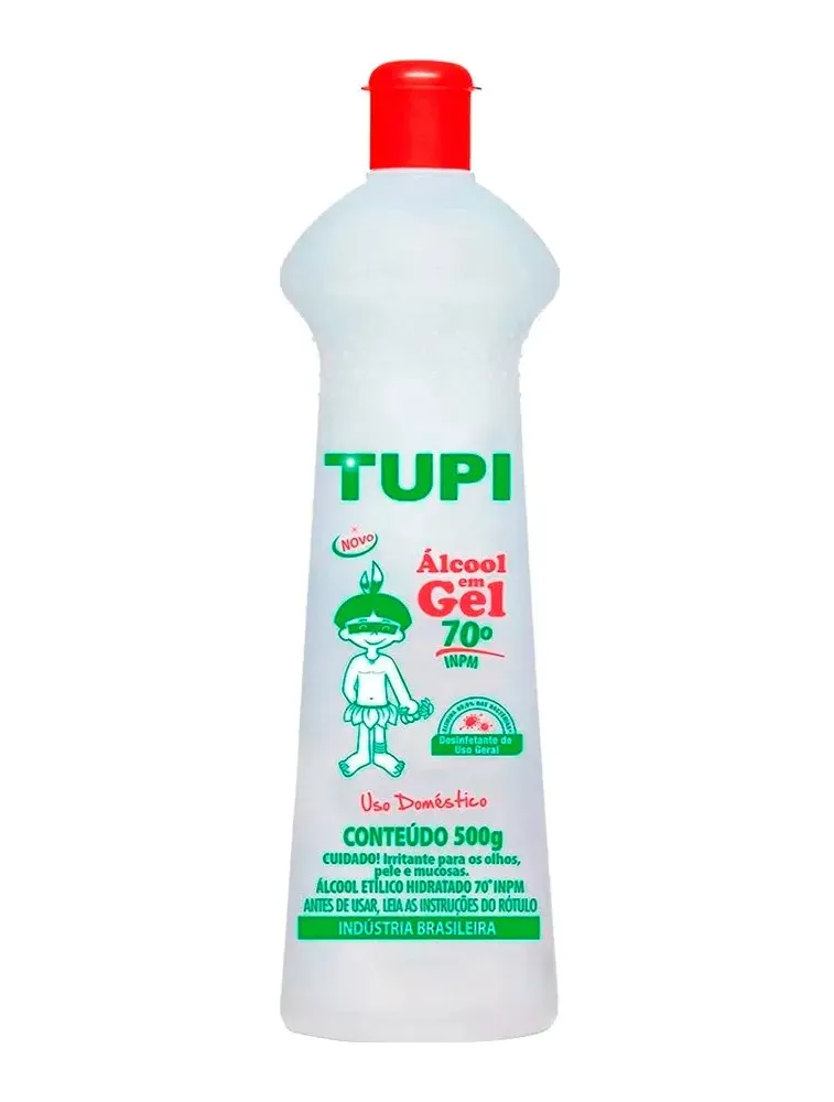 ALCOOL GEL TUPI -  500G 