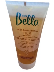 CERA DEPILATÓRIA FRIA (BISNAGA) CORPORAL TRADICIONAL EXTRATO DE MEL (200G) - DEPIL BELLA