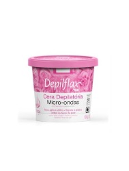 CERA DEPILATORIA PARA MICROONDAS DEPILFLAX 100G ROSAS