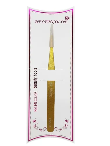 PINÇA HELEN COLOR - ESD 12  DOURADA GLITTER