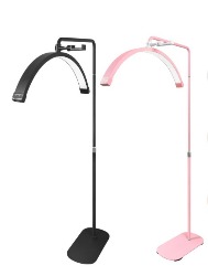 LUMINARIA MEIA LUA ROSA