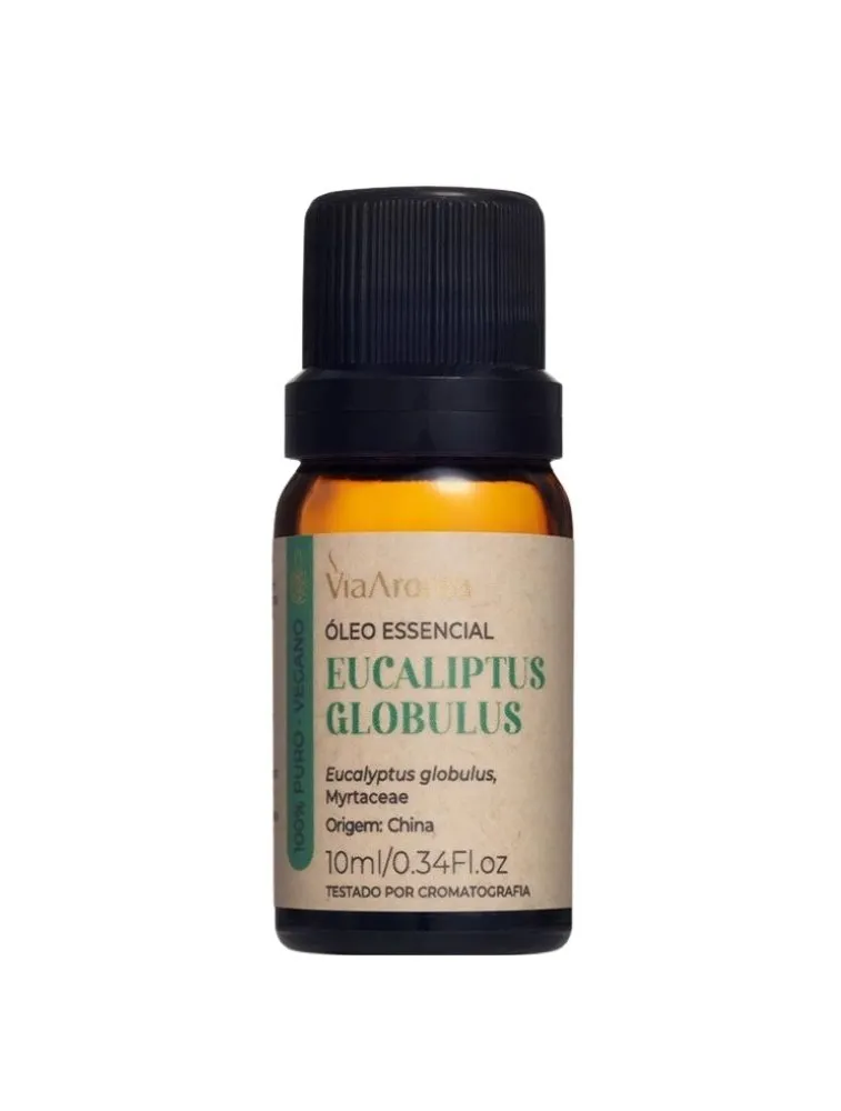 OLEO ESSENCIAL 10ML - EUCALIPTUS GLOBULUS - VIA AROMA
