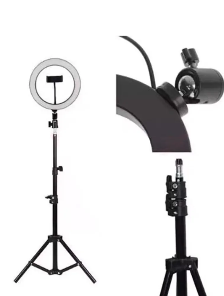 RING LIGHT ILED 12 POLEGADAS COMPLETA+ TRIPE