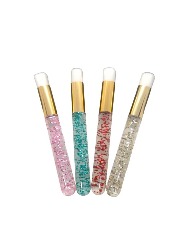 PINCEL DE HIGIENIZAÇÃO COM GLITER - PEQUENO CORES VARIADAS