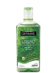 LOÇÃO PÓS DEPILATÓRIA COM MALVA E ALOE VERA - DEPIMIEL / 240ML