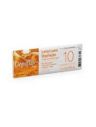 LENÇO PARA DEPILACAO DEPILFLAX COM 10 UNIDADES