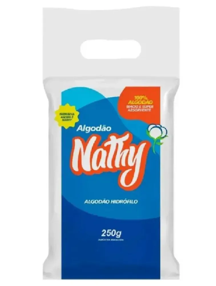 ALGODÃO EM ROLO 250G - NATHY