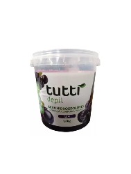 CERA HIDROSSOLUVEL 1,3KG AÇAÍ - TUTTI DEPIL