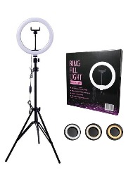RING LIGHT 10 POLEGADAS  COMPLETA + TRIPE 2,10M