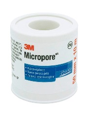 Fita Micropore 3m 50mm x 10m - Branco