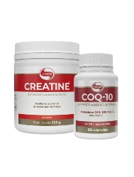 KIT - Creatina 300g e COQ-10 60CAP