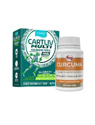 KIT - Cartiliv Mult 60CAP e Curcuma Plus 60CAP